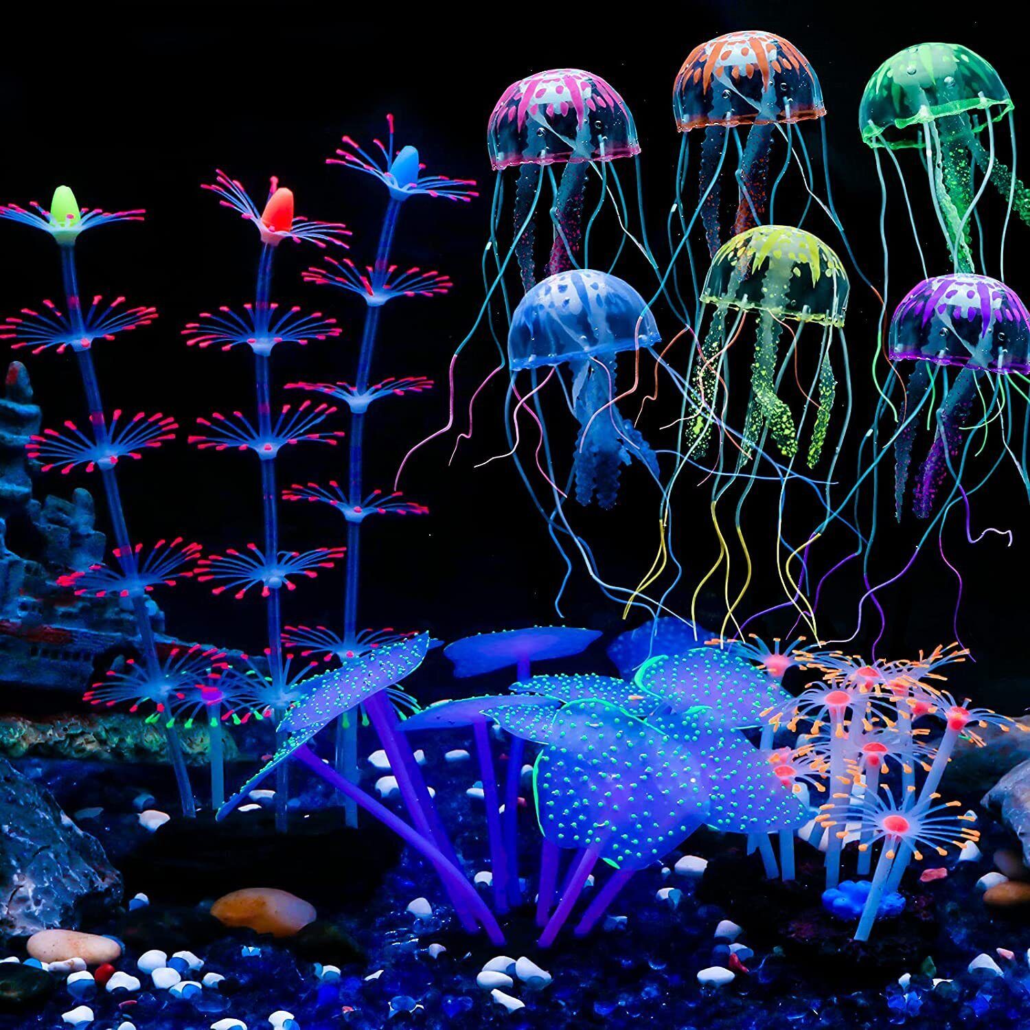 Silicone Glowing Landscape Art - Aquarium Fish Only review and price