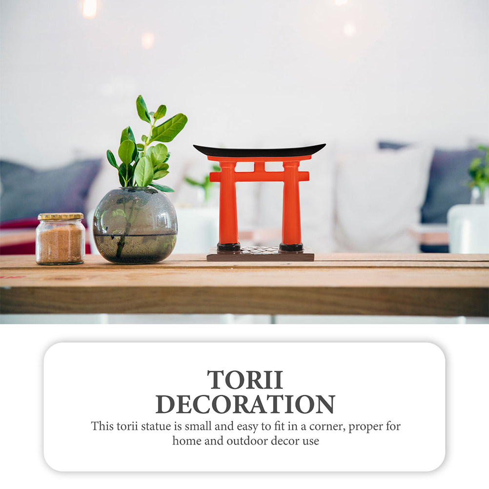 2Pcs Japanese Torii Gate Resin - Aquarium Fish Japanese review and price
