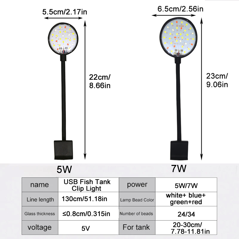 USB Aquarium LED Lamp Fish Tan - Aquarium Fish Only review and price