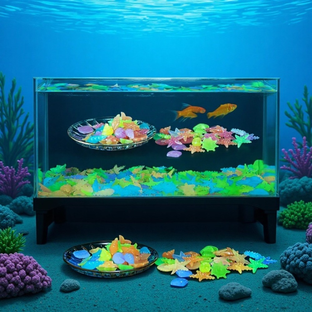 Glowing Luminous Ocean Stones  - Aquarium Fish Only review and price