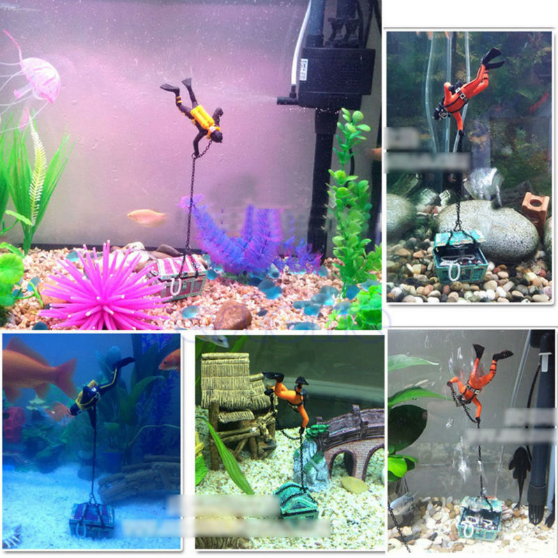 Treasure Frogman Aquarium Orna - Aquarium Fish Of The World review and price