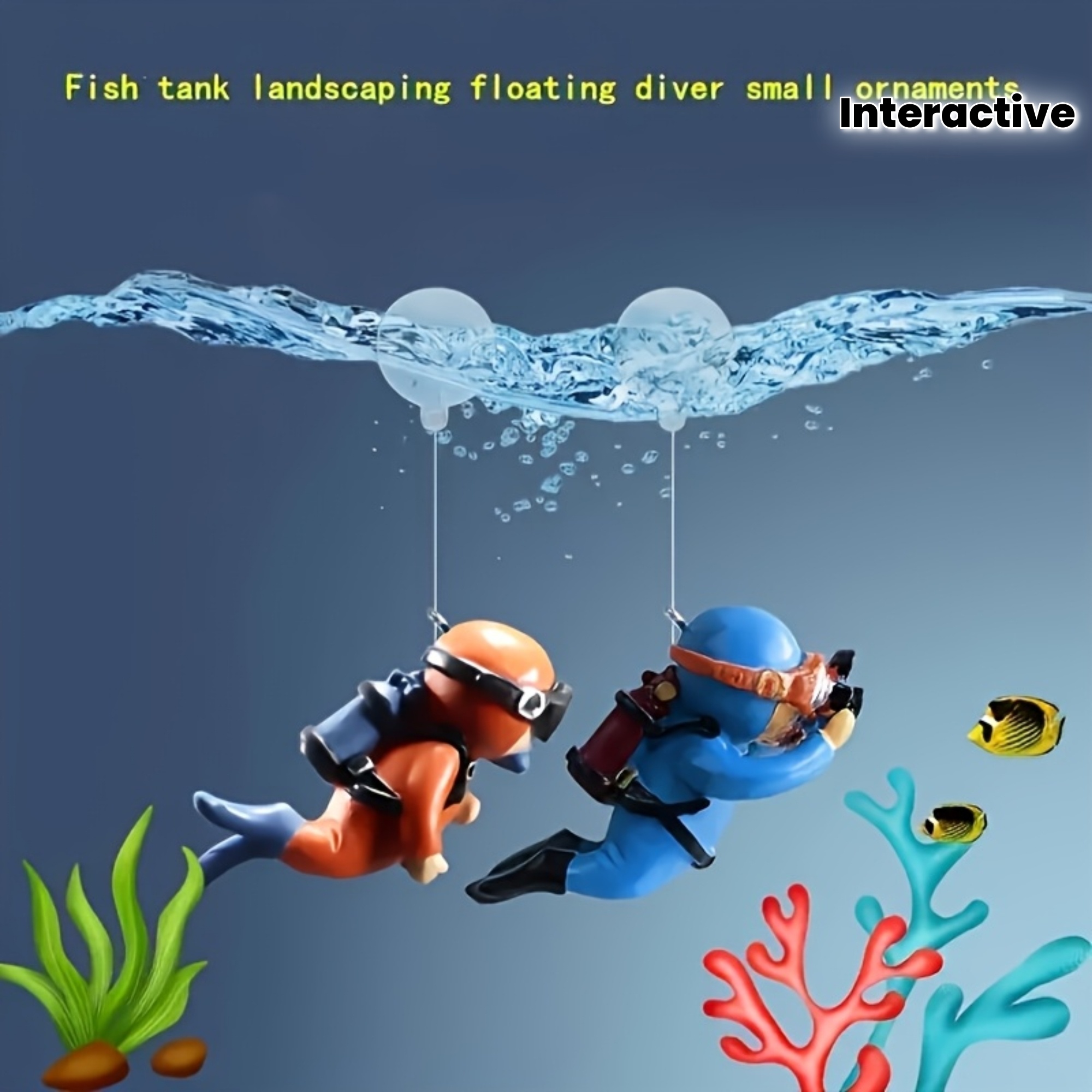 2pcs Vibrant Diver Aquarium De - Aquarium Fish Tank Price review and price