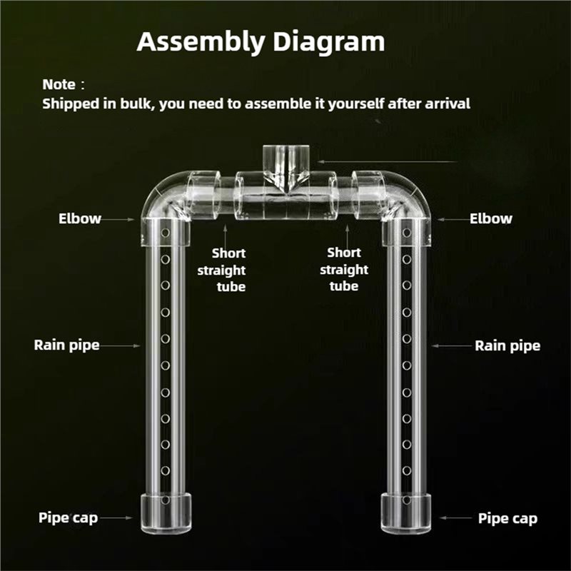 【PRICE-DROP!】Acrylic Rain Show - Aquarium Fish Tank Price review and price